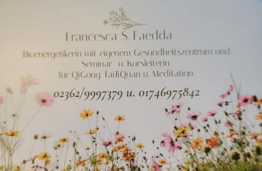 Francesca S. Faedda - Visitenkarte