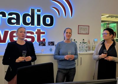 Mitgleider der U-lounge bei einem Event - Radio Vest